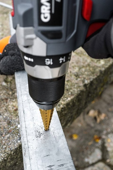 ZESTAW WIERTEŁ STOPNIOWYCH HSS TIN 3-20 MM HEX 3 SZT. NEO ZESTAW WIERTEŁ STOPNIOWYCH HSS TIN 3-20 MM HEX 3 SZT. NEO