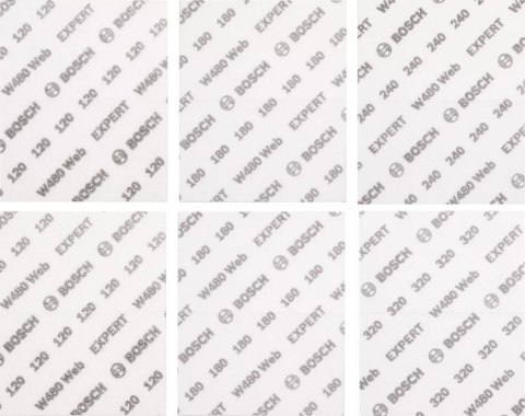 ARKUSZ ŚCIERNY PIANKA EXPERT 115*140MM W480 SET 6PC BOSCH ARKUSZ ŚCIERNY PIANKA EXPERT 115*140MM W480 SET 6PC BOSCH