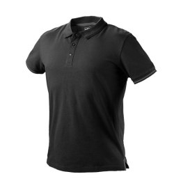 KOSZULKA POLO DENIM CZARNA ROZMIAR XL NEO
