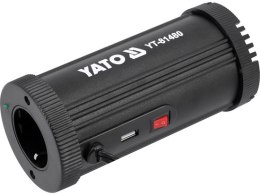 SAMOCHODOWA PRZETWORNICA NAPIĘCIA 12V/230V 150W YATO