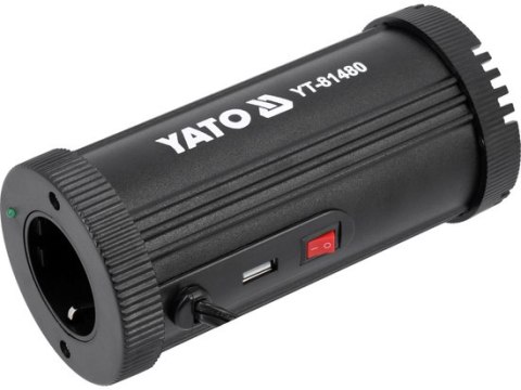 SAMOCHODOWA PRZETWORNICA NAPIĘCIA 12V/230V 150W YATO SAMOCHODOWA PRZETWORNICA NAPIĘCIA 12V/230V 150W YATO