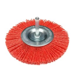 SZCZOTKA TARCZOWA Z TRZPIENIEM 100MM DEDRA