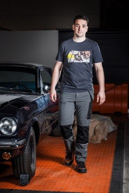 T-SHIRT Z NADRUKIEM MOTOR ROZMIAR XL NEO