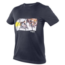 T-SHIRT Z NADRUKIEM MOTOR ROZMIAR M NEO