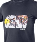 T-SHIRT Z NADRUKIEM MOTOR ROZMIAR M NEO