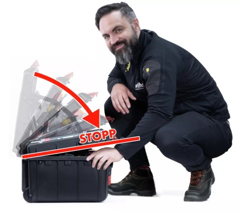 WALIZKA NARZĘDZIOWA DLA ELEKTRYKÓW XL 2 TROLLEY 60CZ. WIHA WALIZKA NARZĘDZIOWA DLA ELEKTRYKÓW XL 2 TROLLEY 60CZ. WIHA