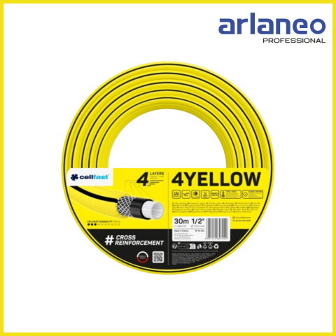 WĄŻ OGRODOWY 4 YELLOW 1/2'' 30MB CELL-FAST