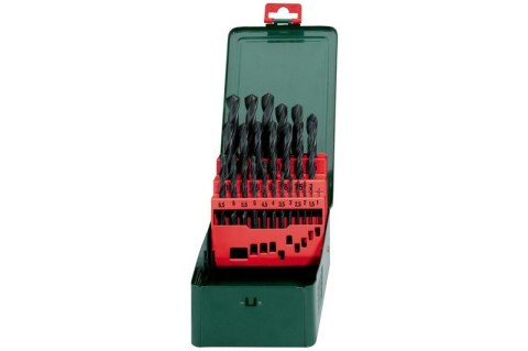 ZESTAW WIERTEŁ DO METALU HSS-R 19 SZT. METABO ZESTAW WIERTEŁ DO METALU HSS-R 19 SZT. METABO