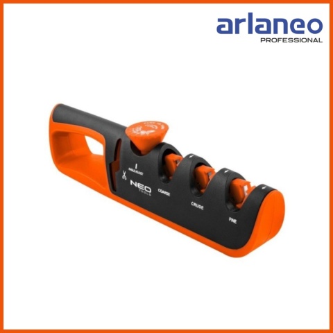 OSTRZAŁKA DO NOŻY I NOŻYCZEK Z REGULACJĄ KĄTA OSTRZENIA NEO