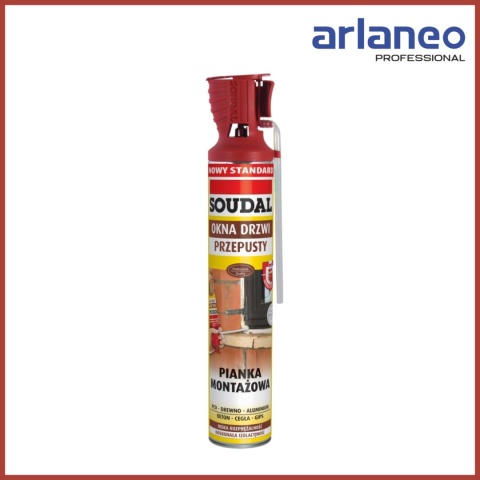 PIANKA MONTAŻOWA WĘŻYKOWA SOUDAL GENIUS GUN 500ML SOUDAL