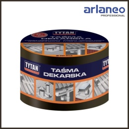 TAŚMA USZCZELNIAJĄCA DEKARSKA 10CM*10MB ANTRACYT / C. BRĄZ TYTAN