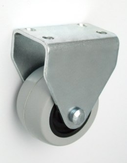 KOŁO MEBLOWE TWORZYWO+GUMA 40MM OBUDOWA STAŁA M43T UN