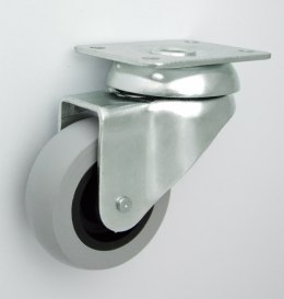 KOŁO MEBLOWE TWORZYWO+GUMA 50MM OBUDOWA SKRĘTNA M52T UN