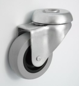 KOŁO MEBLOWE TWORZYWO+GUMA 50MM OBUDOWA Z OTWOREM M57T UN