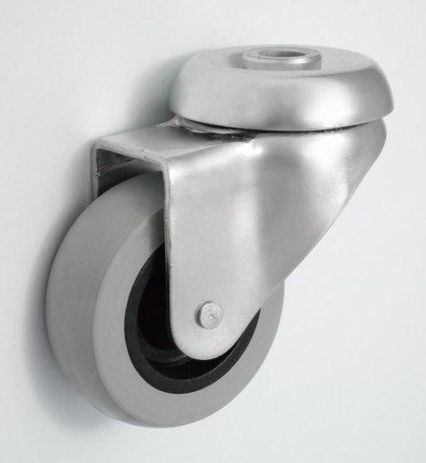 KOŁO MEBLOWE TWORZYWO+GUMA 50MM OBUDOWA Z OTWOREM M57T UN