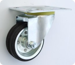 KOŁO METAL-GUMA 80MM OBUDOWA SKRĘTNA 3L UN