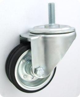 KOŁO METAL-GUMA 80MM OBUDOWA Z TRZPIENIEM 5 UN