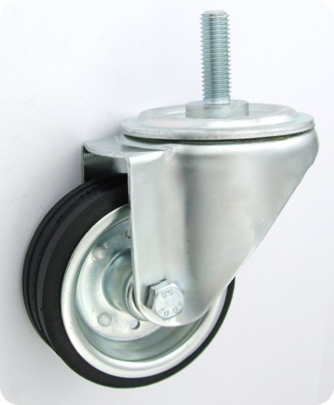 KOŁO METAL-GUMA 80MM OBUDOWA Z TRZPIENIEM 5 UN