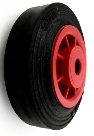 KOŁO TWORZYWO+GUMA 100MM BEZ OBUDOWY 11T UN
