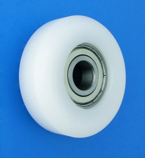 ROLKA Z TWORZYWA 88.5MM ŁOŻYSKOWANA R-88,5 UN