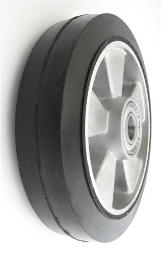 KOŁO ALUMINIUM-GUMA 200MM BEZ OBUDOWY A61G UN