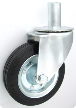 KOŁO METAL-GUMA 160MM OBUDOWA Z TRZPIENIEM 44 UN