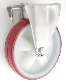 KOŁO TWORZYWO+POLIURETAN 200MM OBUDOWA STAŁA WZMOC. 63BCN UN