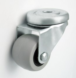 KOŁO MEBLOWE TWORZYWO+GUMA 30MM OBUDOWA Z OTWOREM M37T UN