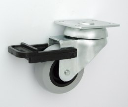 KOŁO MEBLOWE TWORZYWO+GUMA 50MM OBUDOWA SKRĘTNA+HAM M52TH UN