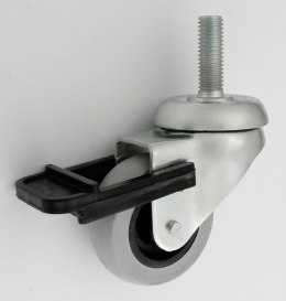 KOŁO MEBLOWE TWORZYWO+GUMA 50MM OBUDOWA Z TRZP+HAM M54TH UN