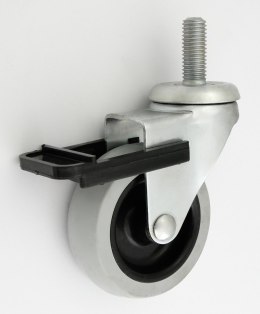 KOŁO MEBLOWE TWORZYWO+GUMA 72MM OBUDOWA Z TRZP+HAM M74TH+M10 UN