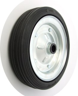 KOŁO METAL-GUMA 250MM BEZ OBUDOWY 91+OŚKA UN