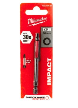 BIT, GROT, KOŃCÓWKA TORX TX25 90MM 1 SZT. MILWAUKEE