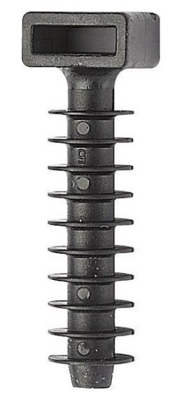 KOŁEK MONTAŻOWY CZARNY DO OPASEK F=8MM BMKN5458E 1SZTUKA UN