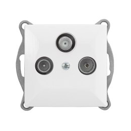 PERŁA GNIAZDO ABONENCKIE 'RTV' SATELITARNE 3DB ABEX