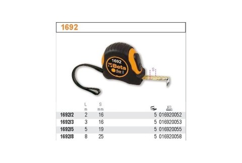 MIARA ZWIJANA 8M*25MM BETA