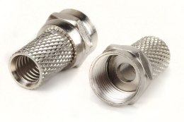 ZŁĄCZE TYPU F NA KABEL RG6 Z USZCZELKĄ GUMOWĄ 7/20MM UN