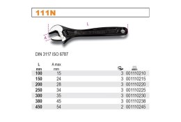 KLUCZ PŁASKI NASTAWNY ZE SKALĄ 3080MM BETA