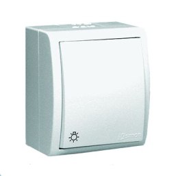 AQUARIUS PRZYCISK ŚWIATŁO IP54 BIAŁY AQS1/11 SIMON