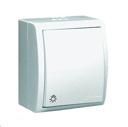 AQUARIUS PRZYCISK ŚWIATŁO IP54 BIAŁY AQS1/11 SIMON