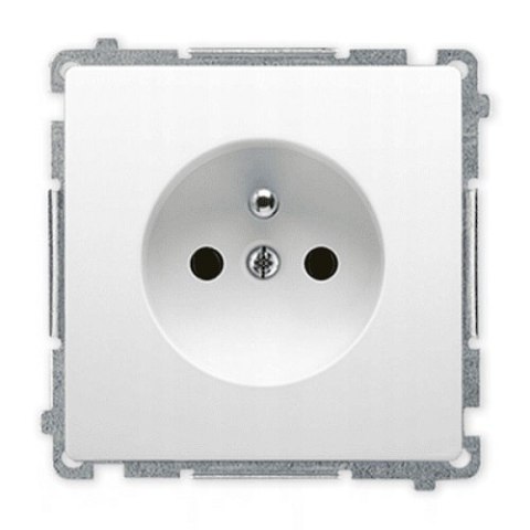 BASIC MODUŁ GNIAZDO 1-KROTNE Z/U 16A BIAŁE SIMON