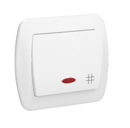 AKORD ŁĄCZNIK KRZYŻOWY P/T Z PODŚWIETLENIEM BIAŁY SIMON