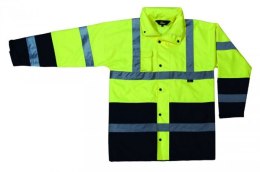 KURTKA OSTRZEGAWCZA PRZECIWDESZCZOWA ŻÓŁTO-GRANATOWA L VIZWELL