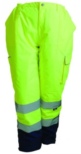 SPODNIE OCIEPLANE OSTRZEGAWCZE ŻÓŁTE L VIZWELL