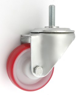 KOŁO TWORZYWO+POLIURETAN 80MM OBUDOWA Z TRZPIENIEM 5BC*M12 ZABI