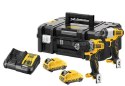 ZESTAW XR 12V DCD701 + DCF801 2*3.0 AH DEWALT