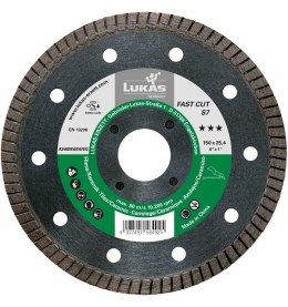 TARCZA DIAMENTOWA TURBO FAST CUT S7 230*22*7 LUKAS