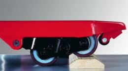 WÓZEK PALETOWY, KOŁA GUMA-POLIURETAN WRU4-2200 GTP ZAKREM