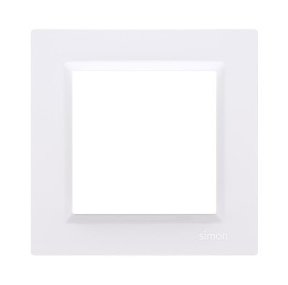 SIMON 10 RAMKA 1-KROTNA BIAŁA SIMON