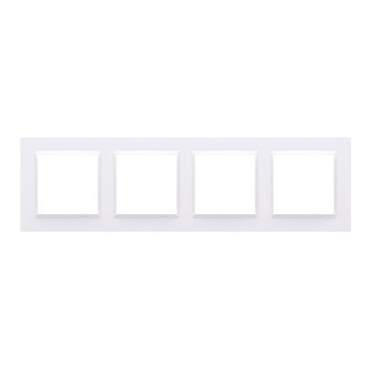 SIMON 10 RAMKA 4-KROTNA BIAŁA SIMON